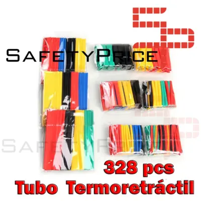 328 Pcs Surtido Tubo Termoretractil de Colores Aislante para cables 8 medidas - Imagen 3