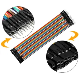 Faja 40 Lineas Cables 20 Cm Macho Hembra Jumper Dupont 2,54