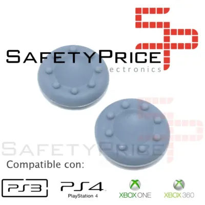 2X FUNDA MANDO PS3 PS4 XBOX ONE 360 GOMAS JOYSTICK THUMB GRIPS BOTONES SILICONA - Imagen 3