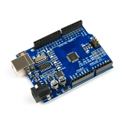 Placa UNO R3 ATmega328p CH340G 100% Compatible con Arduino + pines SMD con Cable - Imagen 4