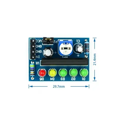 Modulo indicador de nivel KA2284 Indicador de bateria Indicador nivel de audio - Imagen 2