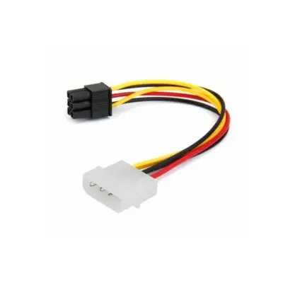 CABLE ALIMENTACIÓN TARJETA GRAFICA PCI EXPRESS 6 PINES HEMBRA A 1X MOLEX LP4 - Imagen 3