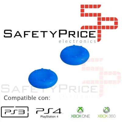 2X FUNDA MANDO PS3 PS4 XBOX ONE 360 GOMAS JOYSTICK THUMB GRIPS BOTONES SILICONA - Imagen 10