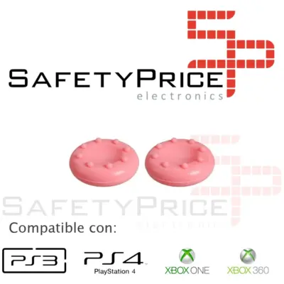 2X FUNDA MANDO PS3 PS4 XBOX ONE 360 GOMAS JOYSTICK THUMB GRIPS BOTONES SILICONA - Imagen 6