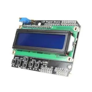 Display Lcd1602 Retroalimentado Azul Con Teclado