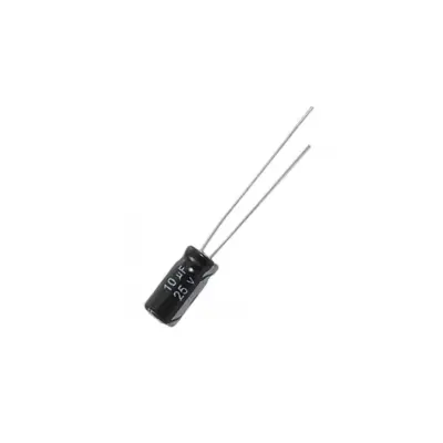 10x CONDENSADOR ELECTROLITICO 10uF 25v 105º C - ELECTROLYTIC CAPACITOR - Imagen 2