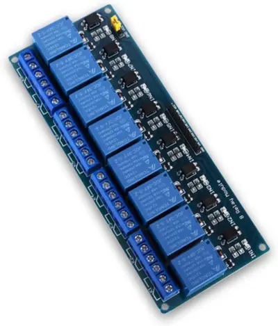 Modulo Relay Rele 12v 10a De 8 Canales