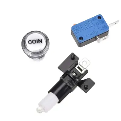 Pulsador Arcade Push Button Led Iluminado Bartop Stick Coin Player Monedas - Imagen 21