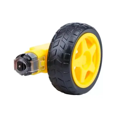 Motor Con Rueda Y Reductora Arduino Smart Car Robot - Imagen 3