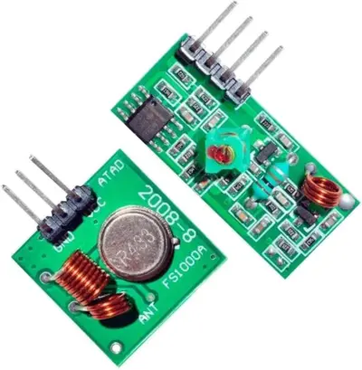 Módulo Transmisor Y Receptor Inalámbrico 433 Mhz - Imagen 2