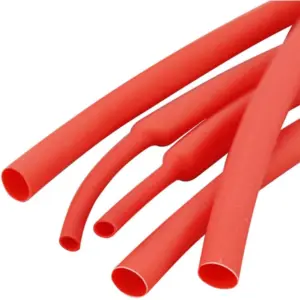 1 METRO FUNDA TERMORETRACTIL ROJO 6 mm