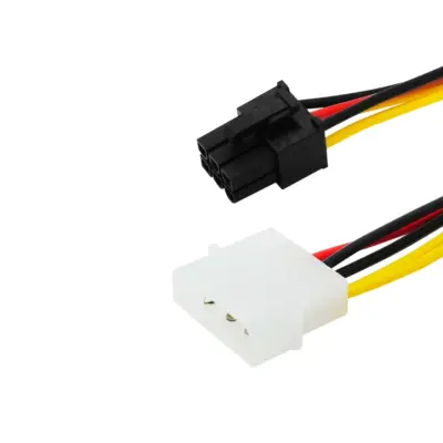 CABLE ALIMENTACIÓN TARJETA GRAFICA PCI EXPRESS 6 PINES HEMBRA A 1X MOLEX LP4 - Imagen 4