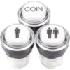 Pulsador Arcade Push Button Led Iluminado Bartop Stick Coin Player Monedas - Imagen 2