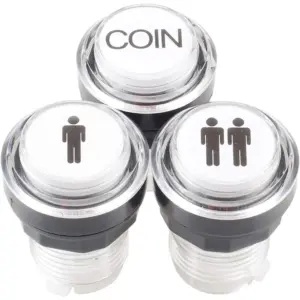 Pulsador Arcade Push Button Led Iluminado Bartop Stick Coin Player Monedas