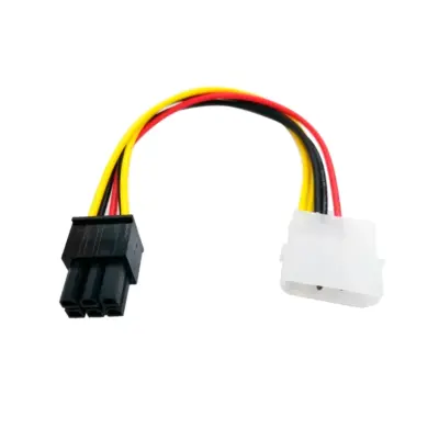 CABLE ALIMENTACIÓN TARJETA GRAFICA PCI EXPRESS 6 PINES HEMBRA A 1X MOLEX LP4 - Imagen 5