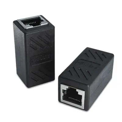 1x Adaptador Conector Empalme RJ45 Hembra a Hembra cat7/6/5e 8p8c