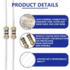 Kit 50 Resistencias 2.2 Kohm 1/4w 1% - Imagen 2