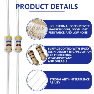 Kit 50 Resistencias 2.2 Kohm 1/4w 1%