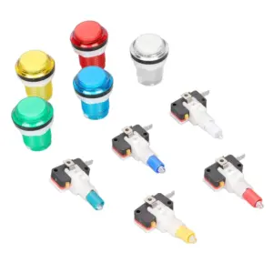 Pulsador Arcade 24mm con led