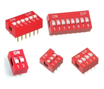 3x Interruptor Dip Switch On-off  Varias Posiciones A Elegir