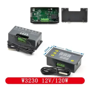 Termostato precision W3230 control temperatura  programable incubadora 12v