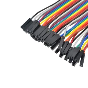 Faja 40 Lineas Cables 10 Cm Hembra Hembra Jumper Dupont 2,54