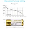 2x PILA ALKALINA 12V 23A LRV08 GP23 MN21 V23GA LR23A L1028 - Imagen 4