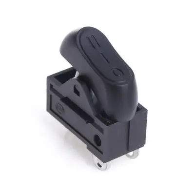 Interruptor basculante 3 posiciones secador de pelo  250V 10A SPDT 3 Pin NEGRO - Imagen 3