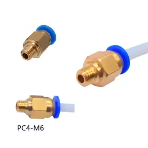 Push Fitting Pc4-m6 Bowden Para Impresora 3d