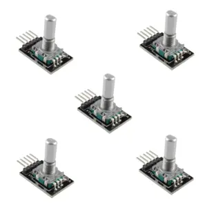 5x Sensor Rotatorio Codificador Con Eje Pulsador Ky-040 Rotary Encoder Rosca