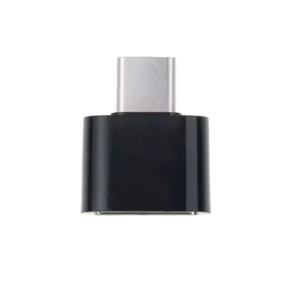 Adaptador Universal Usb a tipo C Transmisor USB Tipo C Macho a USB Hembra NEGRO - Imagen 3
