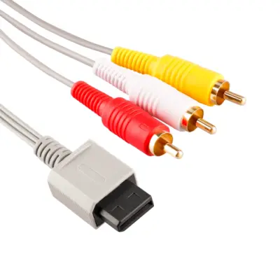Cable video AV 3 RCA Audio y Video RCA para Nintendo WII WII U - Imagen 2