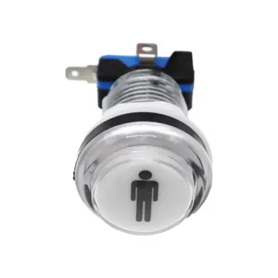 Pulsador Arcade Push Button Led Iluminado Bartop Stick Coin Player Monedas - Imagen 3