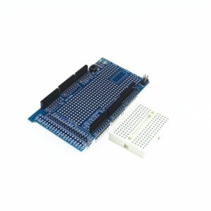 Protoshield para Arduino MEGA 2560 con breadboard