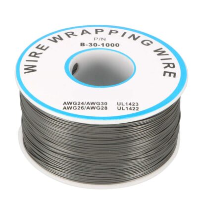 1 METRO Cable Hilo Wrapping AWG30 Gris