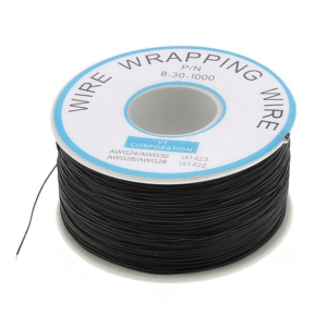 1 METRO Cable Hilo Wrapping AWG30 Negro