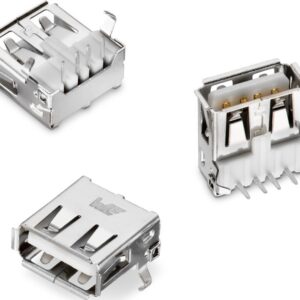 Conector Usb Hembra Tipo A 90º Grados Para Pcb