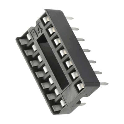 10x Zocalo Socket DIP DIL 14 pines - Imagen 2