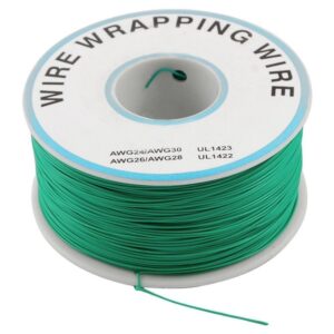 Bobina Cable Hilo Wrapping AWG30 Verde 200m