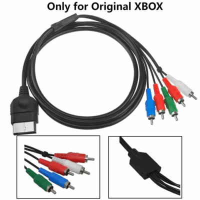 Cable componentes HD Xbox clasica alta definicion AV 720p REF809 - Imagen 2