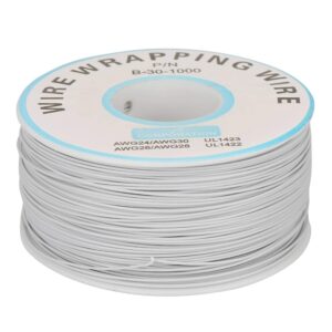 Bobina Cable Hilo Wrapping AWG30 Blanco 200m