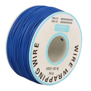 Bobina Cable Hilo Wrapping AWG30 Azul 200m