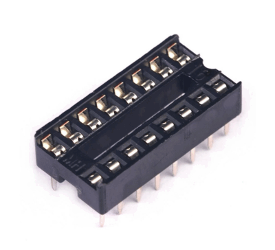 10x Zocalo Integrado 16 Pins Dip 16 Socket Doble Contacto - Imagen 4