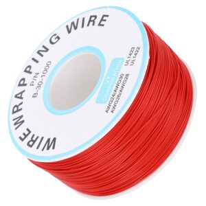1 METRO Cable Hilo Wrapping AWG30 Rojo