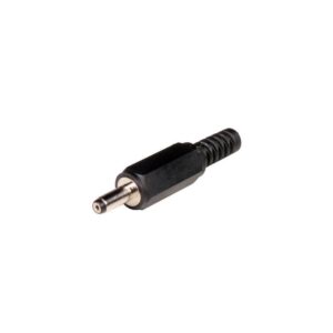 Conector alimentacion Macho DC Jack 3,5mm x 1,1mm aereo soldar