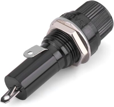 Porta fusible 6x30 mm rosca 250V 10A - Imagen 3