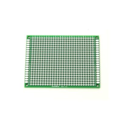 Placa prototipos doble cara Fibra De Vidrio 6x8 cm