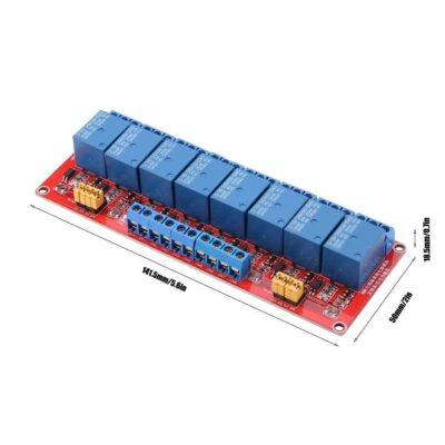 Modulo rele 8 canales 5V LOW/HIGH LEVEL - Imagen 3