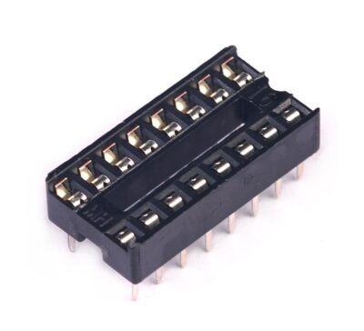 10x Zocalo Integrado 16 Pins Dip 16 Socket Doble Contacto