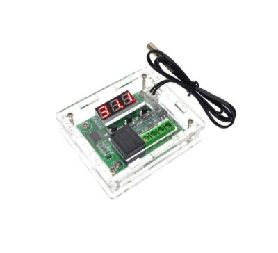 W1209 Termostato + Carcasa Controlador De Temperatura Digital Con Switch 12v - Imagen 6